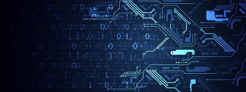 Abstract technology concept. High computer color background. Vector illustrat Stock-Illustration