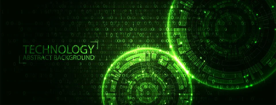 Abstract technology concept. High computer color background. Vector illustrat Stock-Illustration