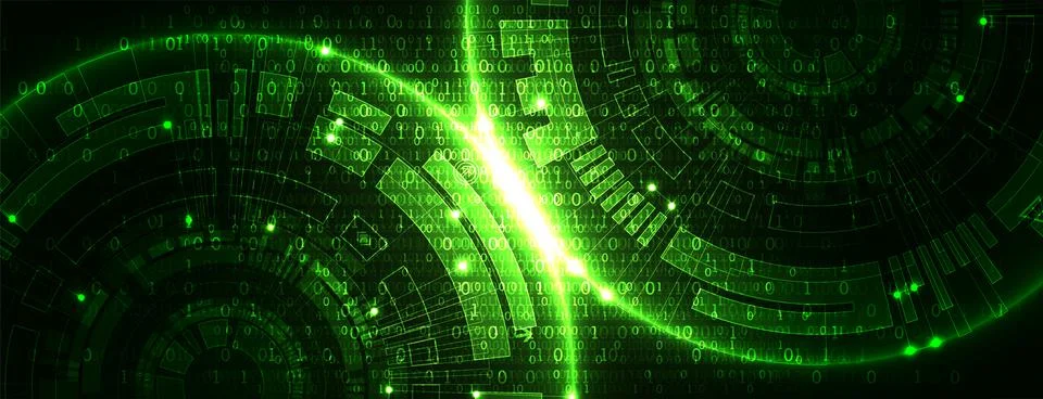 Abstract technology concept. High computer color background. Vector illustrat Stockillustratie