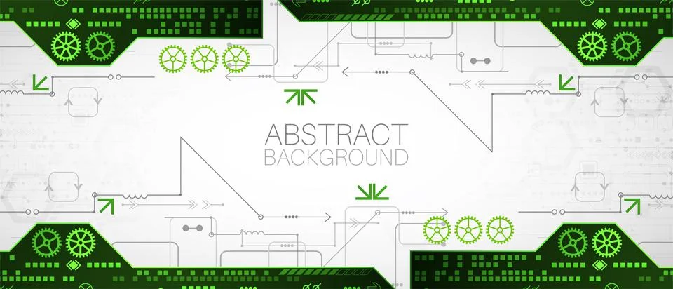 Abstract technology concept. High computer color background. Vector illustrat Stock Illustration