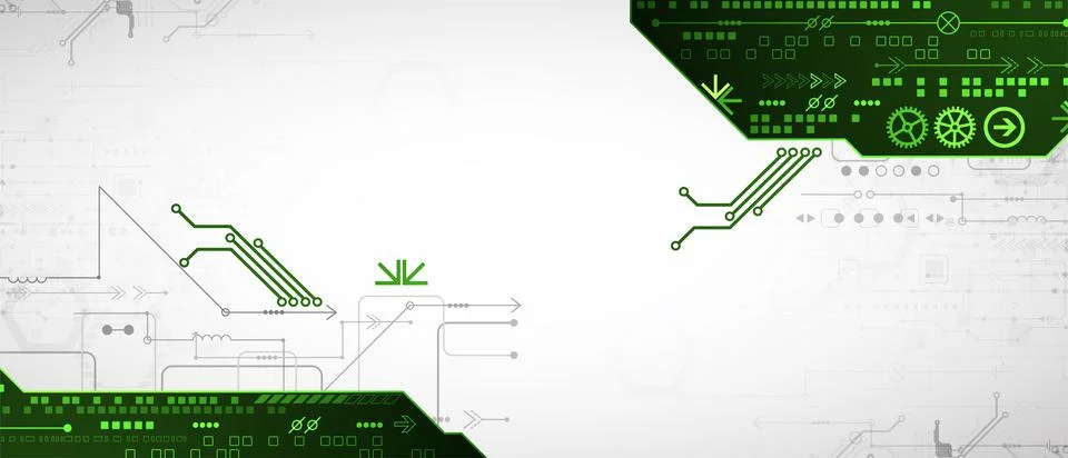 Abstract technology concept. High computer color background. Vector illustrat Stock Illustration