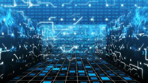 Abstract technology concept Stock Illustration