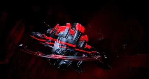 Abstract technology concept, innovation technology background Stock Illustration