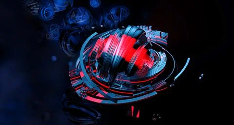 Abstract technology concept, innovation technology background 스톡 일러스트