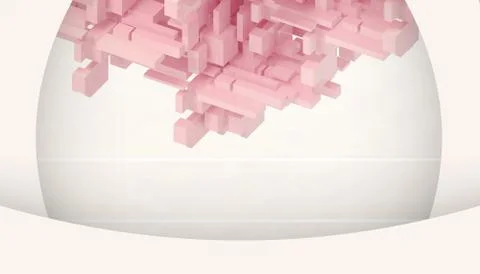 Abstract Technology Connection background and Creative Ideas Box Geometric Stock Illustration