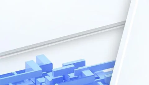 Abstract Technology Connection background and Creative Ideas Box Geometric Stock Illustration