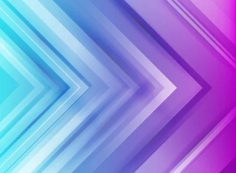 Abstract technology corporate arrows blue and purple gradients background. 스톡 일러스트
