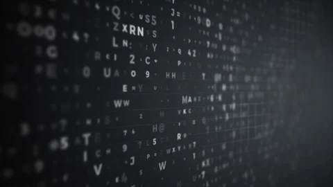 Abstract technology Crypto Grid Color Grade Stock-Footage 111925195