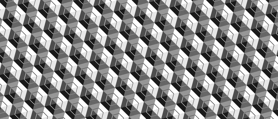 Abstract Technology dark background with hexagons. Modern vector texture Stock Illustration