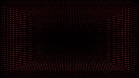 Abstract technology dark background. Moving dots and grid background Stock Footage 296041627