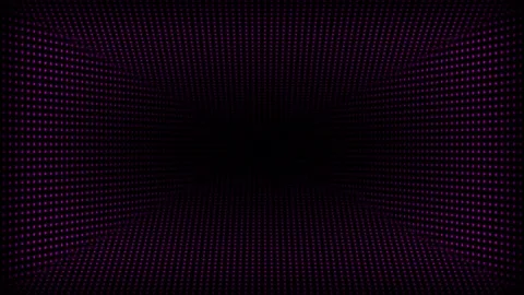 Abstract technology dark background. Moving dots and grid background Stock Footage 296041653