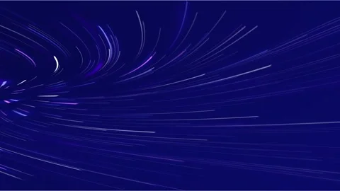 Abstract technology data flowing with curved light streaks Stock Footage 330869441