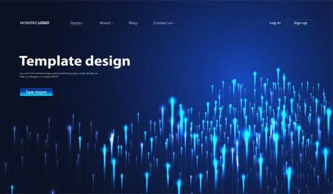 Abstract technology data visualization background. network futuristic wirefra Illustrazione stock