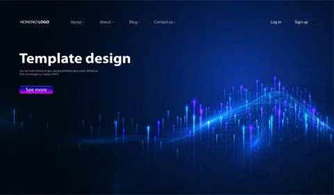 Abstract technology data visualization background. network futuristic wirefra Illustrazione stock