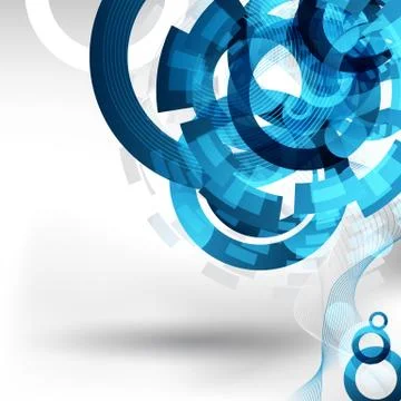 Abstract technology design Stockillustratie