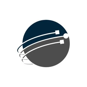 Abstract Technology Design Tech Vector Illustration Isolated Illustrazione stock