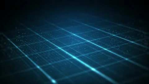 Abstract Technology Digital Grid Background Stock Footage 236011913