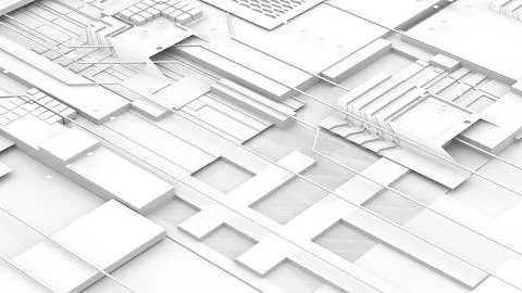 Abstract technology, digital processing and networking of information syste.. イラスト素材