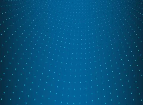 Abstract technology dots pattern perspective on gradients blue background. イラスト素材