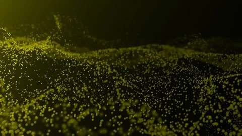 Abstract technology dynamic background. Many dots in motion.  Modern backdrop. Stock Footage 229118500
