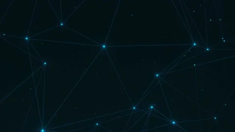 Abstract technology dynamic background. Plexus. Modern backdrop. Stock Footage 201190623