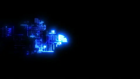 Abstract Technology Element, Revealer for Titles, Logos, Images Stock Footage 149594759