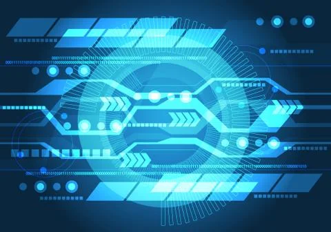 Abstract technology energy concept design background vector. Stock Illustration