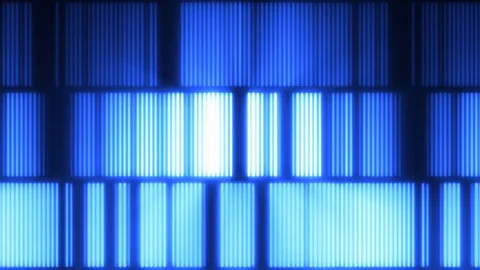 Abstract Technology Equalizer Bars Loop Stock Footage 129311203