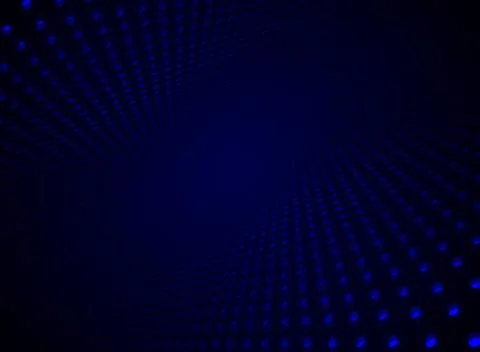 Abstract technology futuristic data visualization particle dynamic blue dots Illustrazione stock