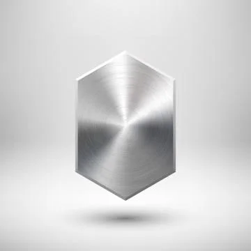 Abstract Technology Geometric Badge Stock Illustration