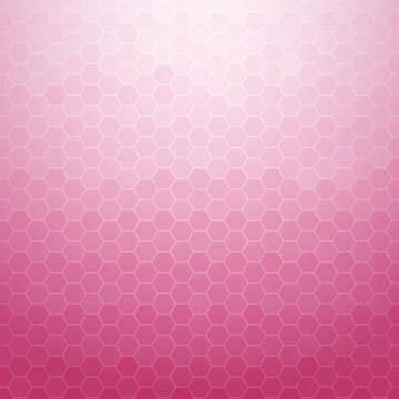 Abstract technology geometric hexagon pink background for designs Stock Illustration