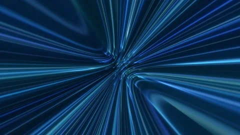 Abstract technology geometric line moving. Futuristic digital blue color Stock Footage 135296317