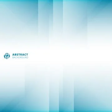 Abstract technology geometric overlap light blue background with copy space. Stock Illustration