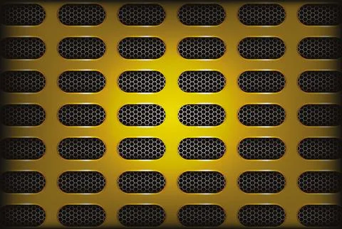 Abstract technology gold background with shiny effect. on dark space with t.. Stock Illustration