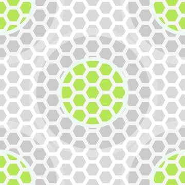 Abstract technology green seamless pattern Stock Illustration