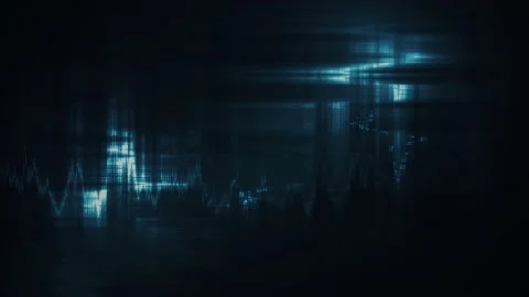 Abstract Technology Grid Dots Animated Background Stock Footage 206003243