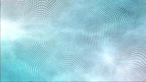 Abstract technology halftone dots background loop animation,Hi Tech dot backdrop Video stock 301875526