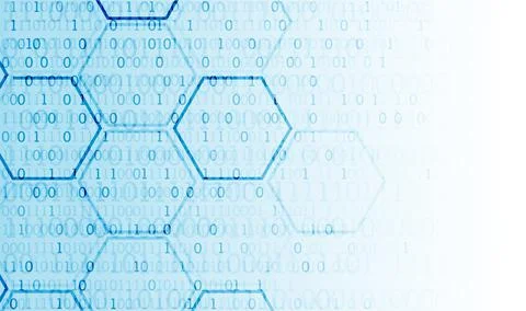 Abstract  technology hexagonal background. Connection structure. Science styl Stock-Illustration