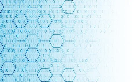 Abstract  technology hexagonal background. Connection structure. Science styl 스톡 일러스트