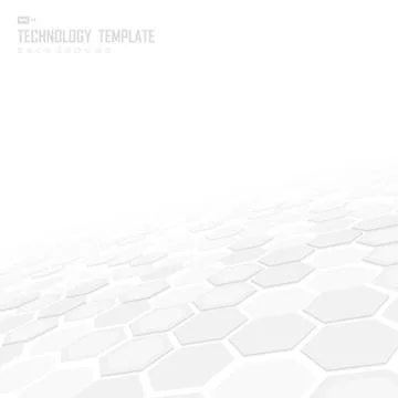 Abstract technology hexagonal pattern design artwork cover background. Illustrazione stock
