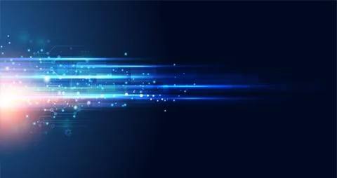 Abstract technology hi tech background concept speed movement motion blur mov 스톡 일러스트