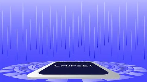 Abstract technology Hi-tech communication. Stock Illustration