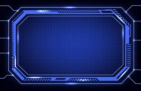 Abstract Technology of Hud Ui Gui Futuristic Stock Vector 스톡 일러스트
