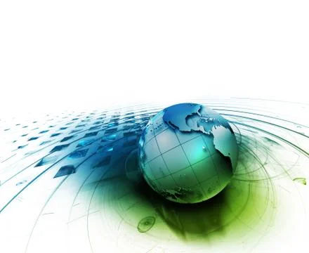 Abstract technology Stock Illustration