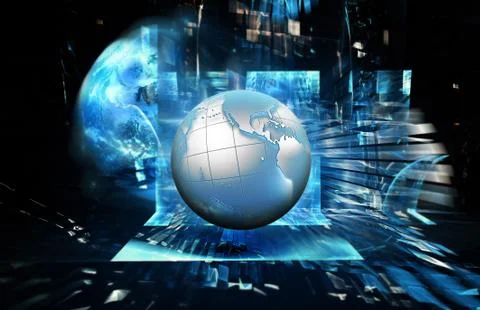 Abstract technology Illustrazione stock