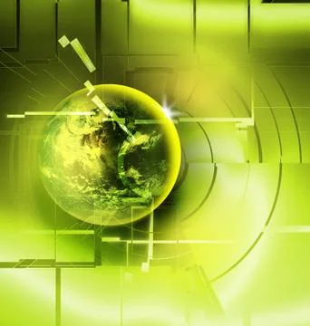 Abstract technology Stock Illustration