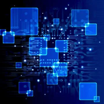 Abstract technology Stock Illustration