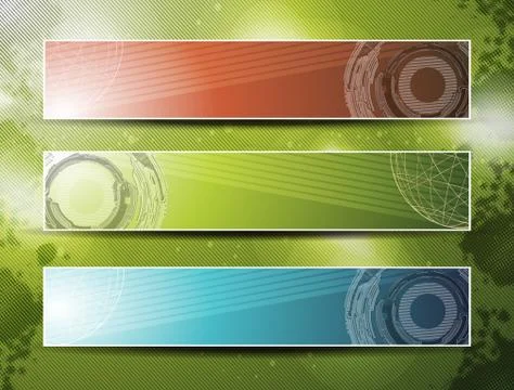 Abstract technology Illustrazione stock