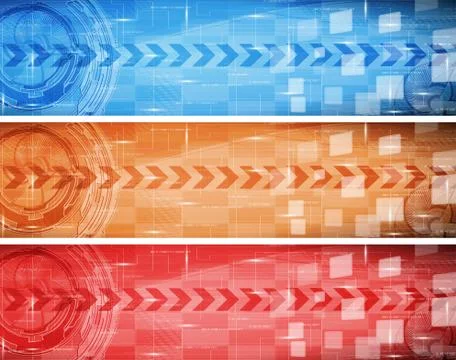 Abstract technology Stock Illustration