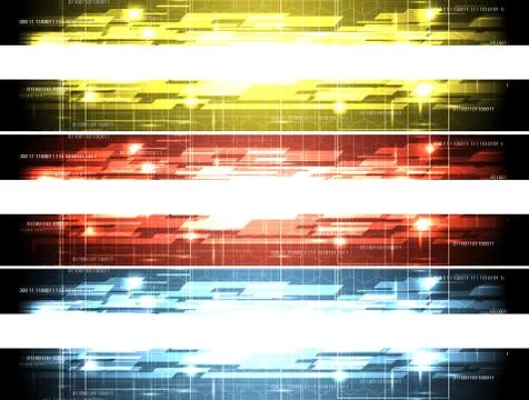 Abstract technology Stock Illustration